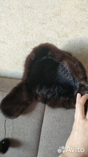 Шапка норковая женская