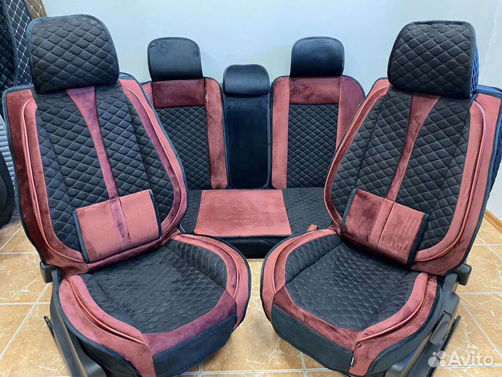 Авточехлы алькантара