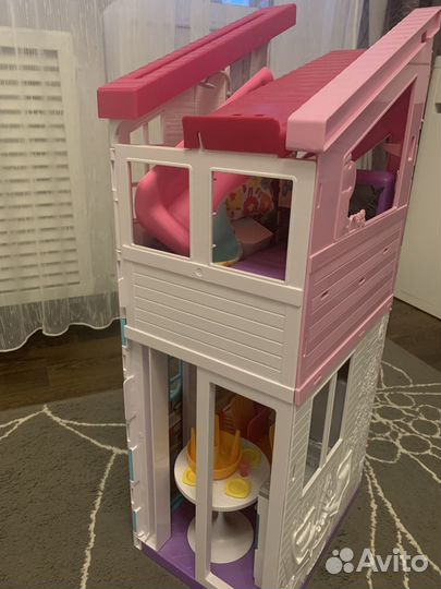 Кукольный дом Барби с мебелью и аксессуарами