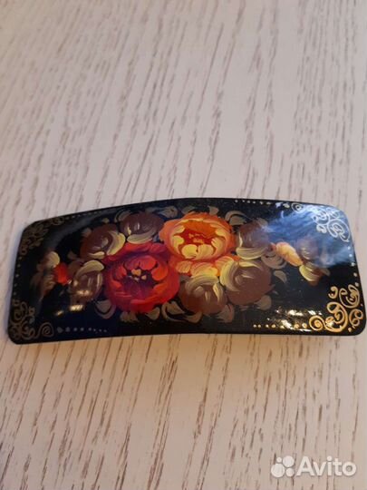 Расписная заколка