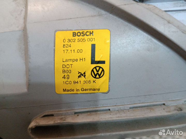 Оптика Volkswagen Beetle