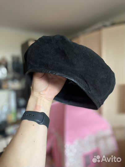 Берет женский замшевый