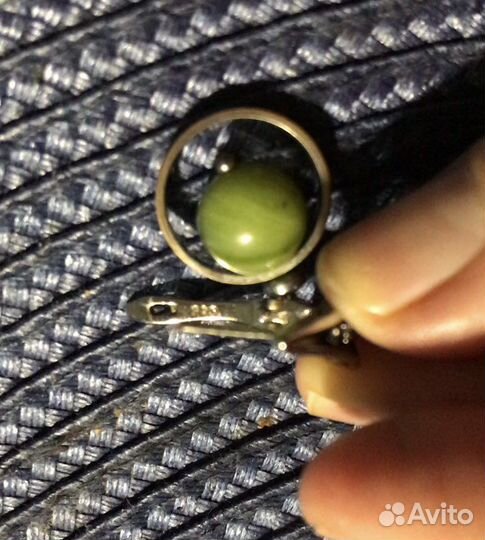 Серьги серебро