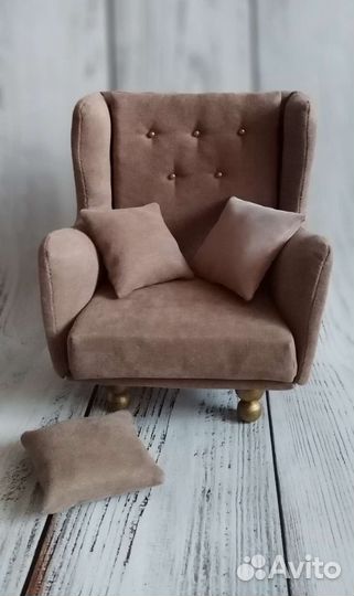 Интерьерная кукла ручная работа с собачкой