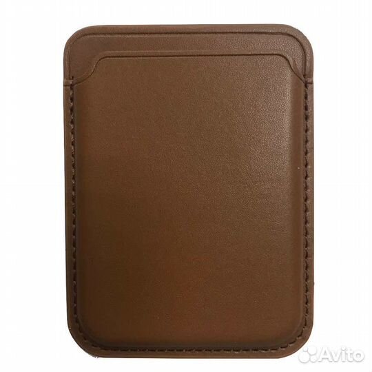 Картхолдер тиснение коричневый