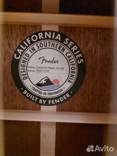 Электроакустическая гитара Fender newporter