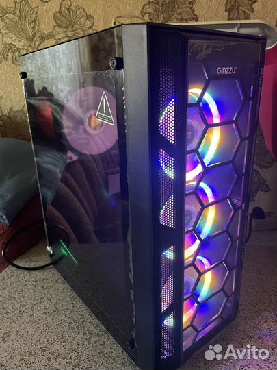 Игровой компьютер i3-10105f/RX6400/RAM16GB/HDD+SSD