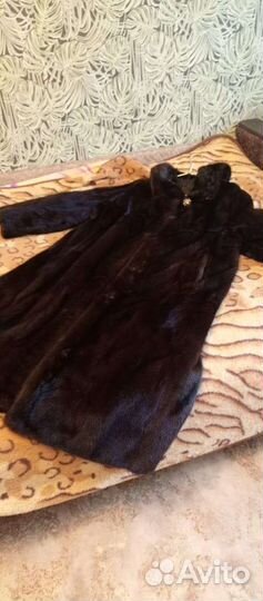 Шуба норка цельная