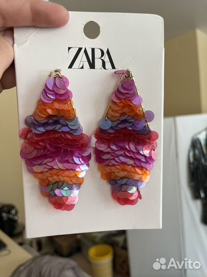 Серьги Zara новые