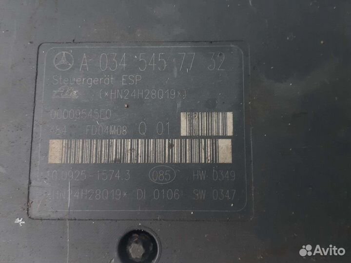 Mercedes w203 блок ABS