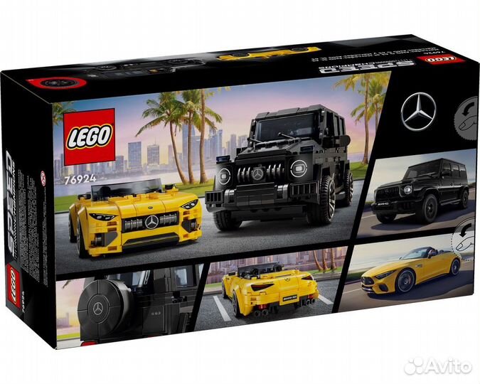 Lego Speed Champions 76924 Mercedes G63 и SL63