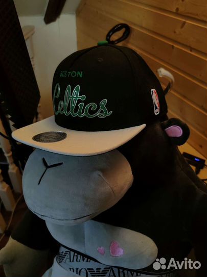 NBA Кепка, Cellics Boston, Mitchell Ness, оригинал