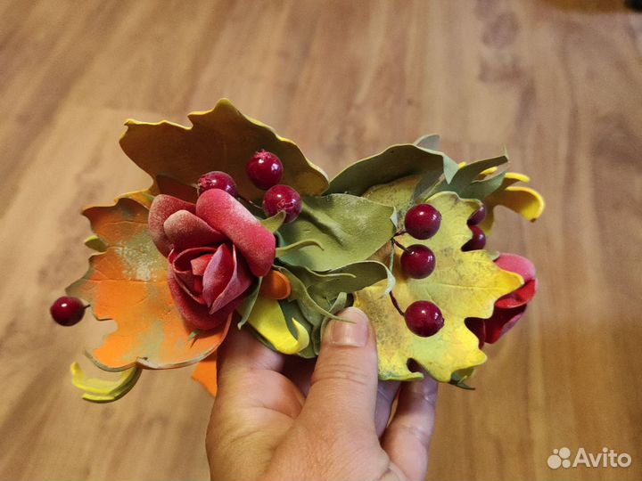 Осенний венок на голову