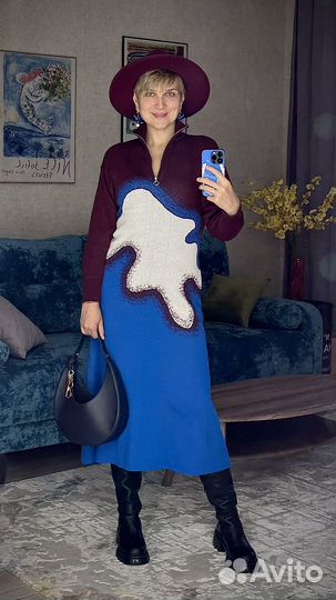 Платье трикотажное Reserved x Brodka L