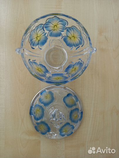 Ваза Салатник Селёдочница Солонка Стекло Хрусталь