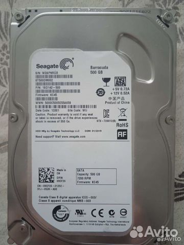 Seagate 500 Gb SATA