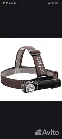 Sofirn SP40 (мощный налобный фонарь) + аккумулятор