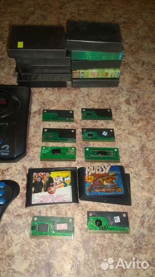 Sega Mega Drive 2 (+картриджи) не рабочие