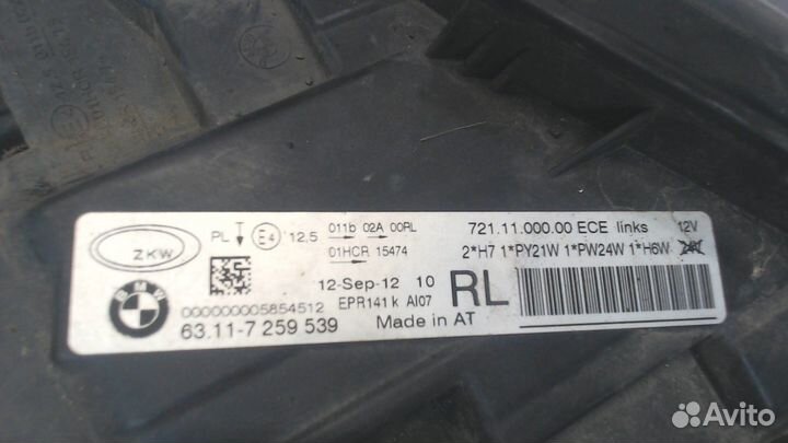 Фара (передняя) BMW 3 F30, 2012