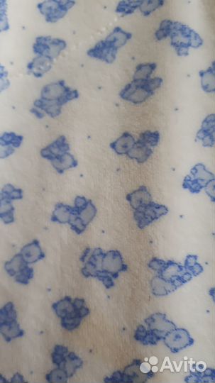 Теплый домашний халат со зверюшками S-XS