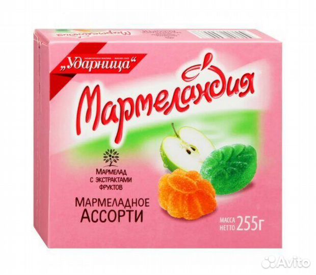 Мармеландия Ударница Мармеладное ассорти 255г