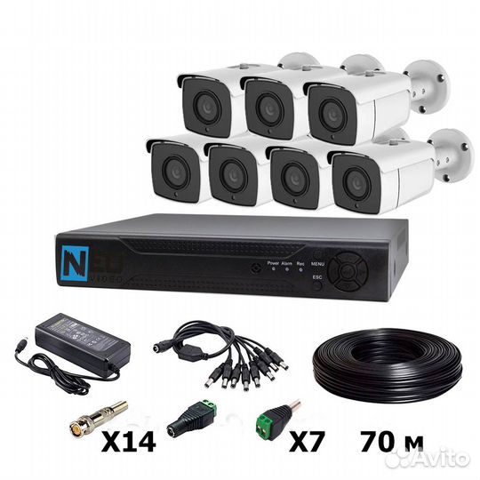 Комплект видеонаблюдения