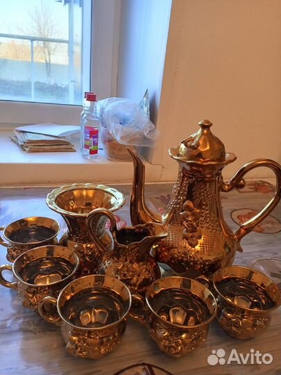 Чайно кофейный сервиз, чай, кофе