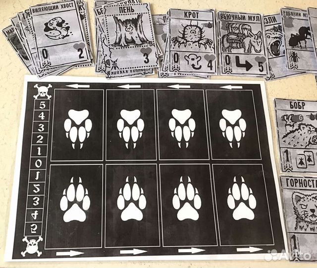 Файлы под печать. Игровые карты Inscryption