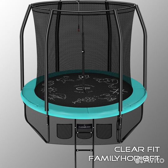 Батут Clear Fit FamilyHop 14Ft