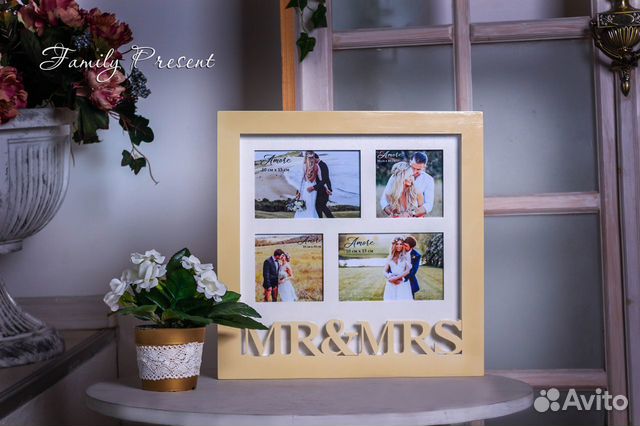 Деревянная фоторамка 