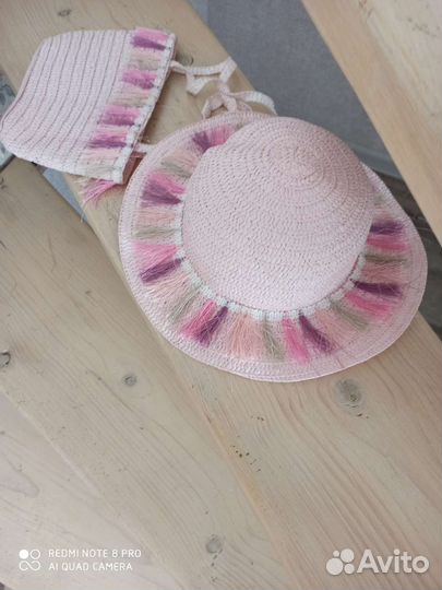 Шляпа детская + сумочка