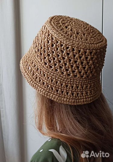 Панама из рафии