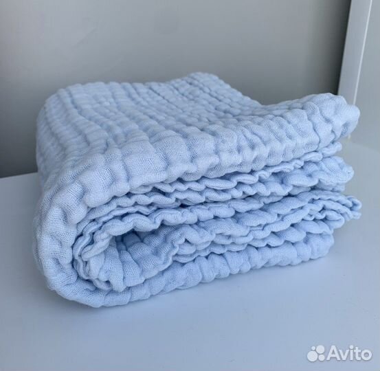 Муслиновые пеленки новые 100*100 плед полотенце