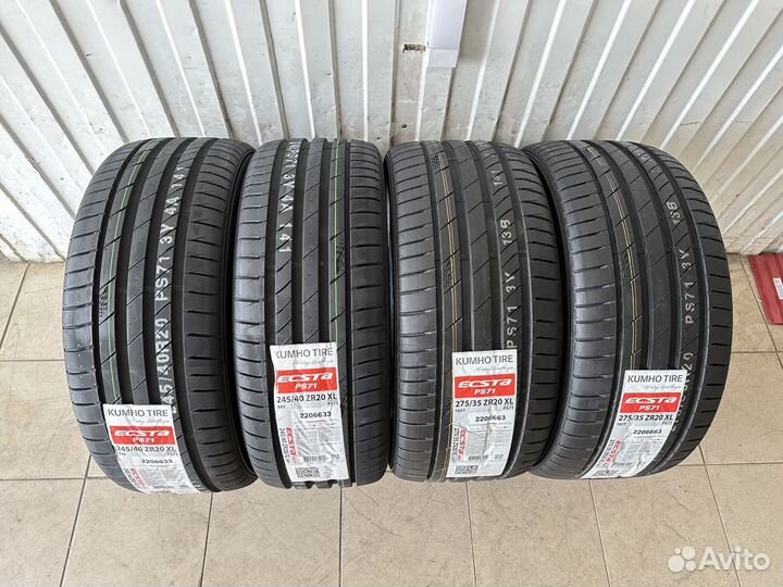 Kumho Ecsta PS71 245/40 R20 и 275/35 R20