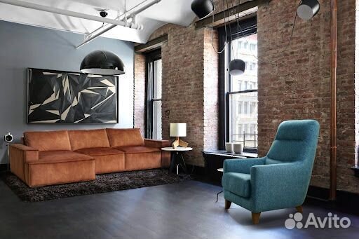 Угловой диван лофт