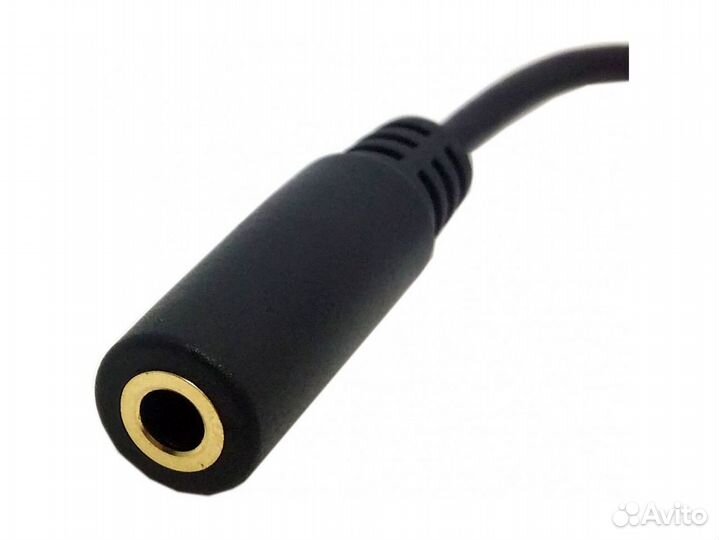 Переходник MiniJack 3.5 мм (F) на MicroJack 2.5(M)