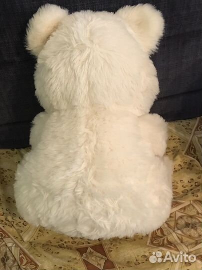 Белый Плюшевый медведь