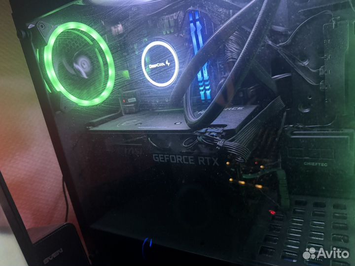 Мощный игровой пк с Монитором и не только