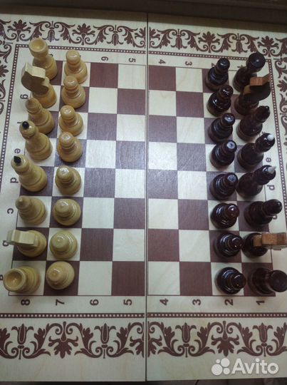 Шахматы + Нарды + Шашки, 3в1. Новые