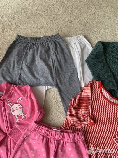 Вещи пакетом на девочку 80 размер