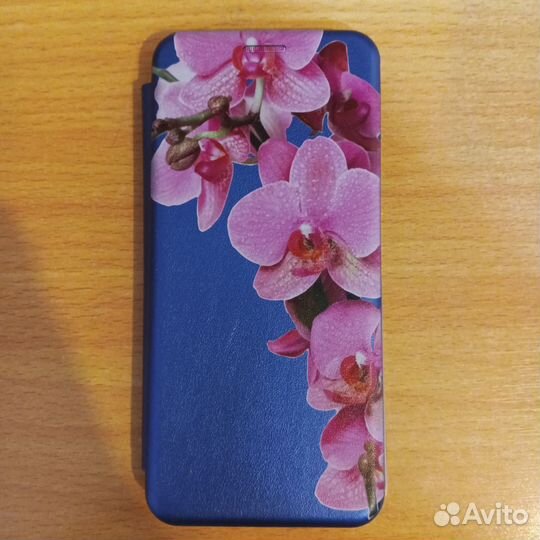Чехол-книжка real me 9 Pro+ (синий) орхидея фуксия