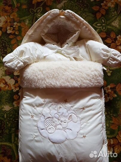 Конверт мех.+комбинезон демисез. для новорождённог