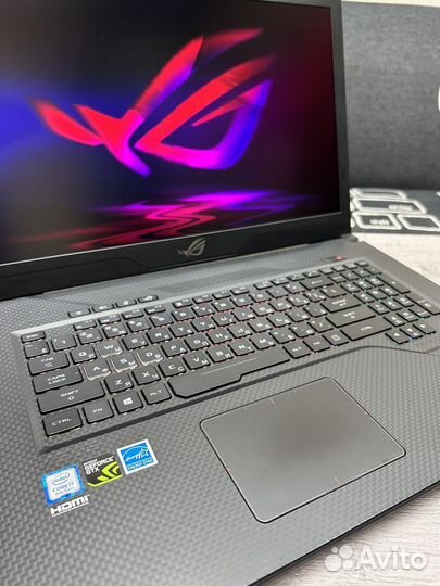 Игровой ноутбук Asus ROG 17.3 GTX 1050Ti