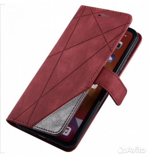 Чехол-книжка из Premium экокожи для iPhone 13