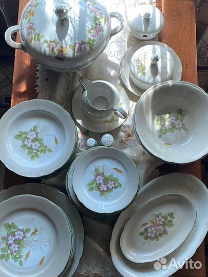 Столовый сервиз гдр на 6 персон