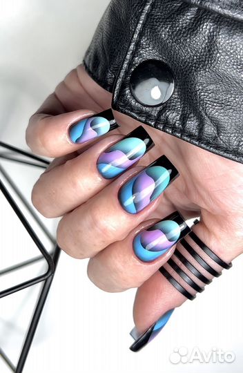 Аэрография на ногтях обучение