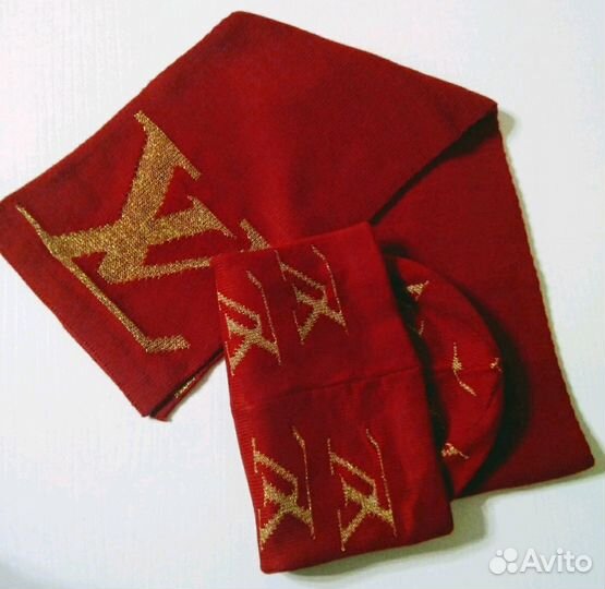 Комплект шапка + шарф Louis Vuitton