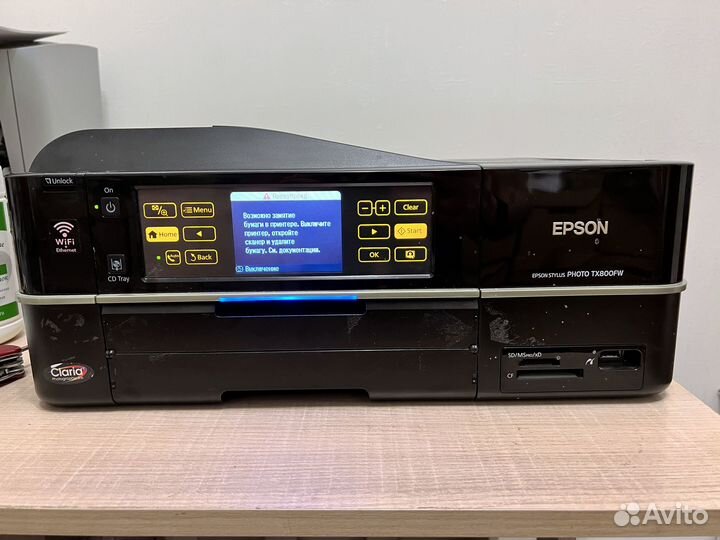 Мфу Epson Stylus Photo TX800FW на запчасти