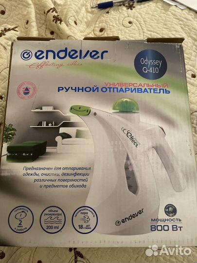 Новый ручной отпариватель Endever odyssey q410