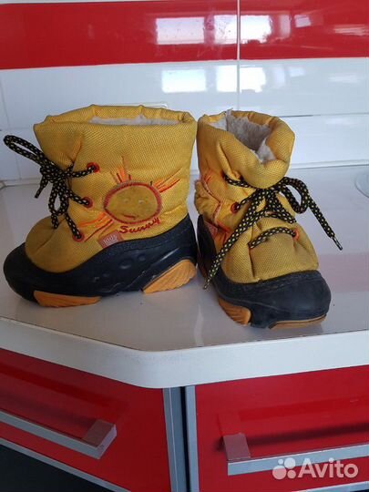 Детские зимнии ботинки